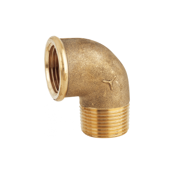 COUDE 90° MALE/FEMELLE LAITON 3/8''