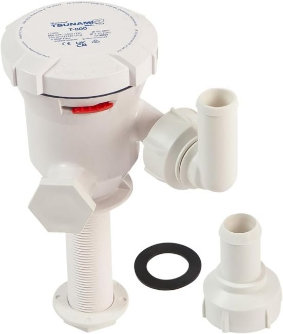 POMPE DE VIVIER TSUNAMI T800 12V 2840 L/H