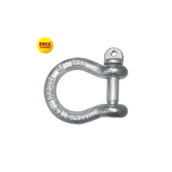 MANILLE GALVA ESTAMPILLEE LYRE Ø 18