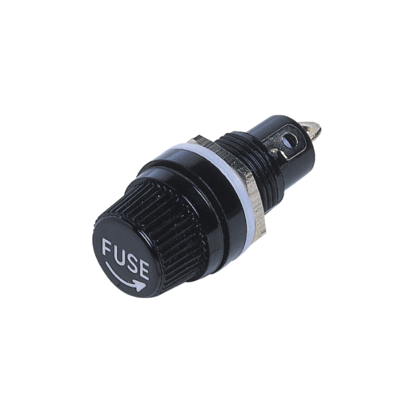 PORTE-FUSIBLE VERRE 6,3 X 32 MM ENCASTRABLE