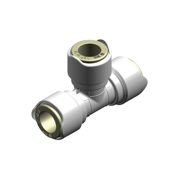 RACCORD EN T QC FEMELLE/FEMELLE/FEMELLE 15 MM