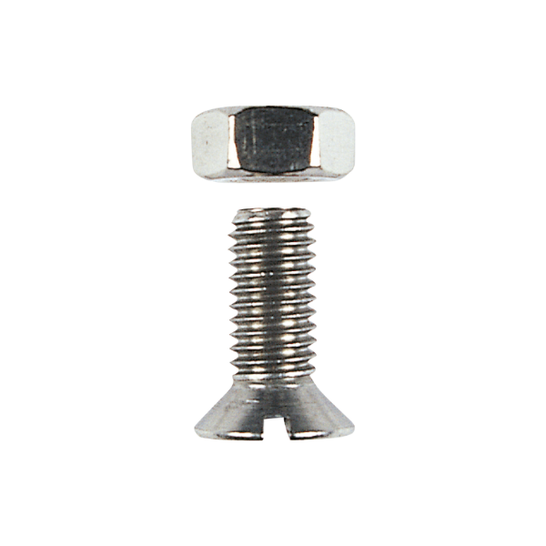 VIS METAUX TF + ECROU INOX A4 Ø5 X 30 MM LES 4