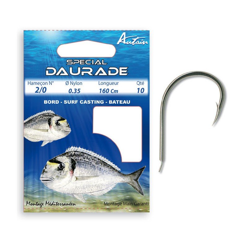 HAMEÇONS MONTES SPECIAL DAURADE N°6 LES 10
