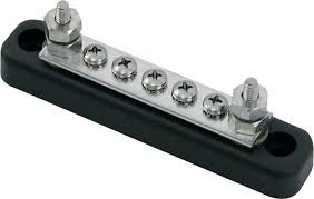 BARETTE DE 5 CONNEXIONS 2 BORNES 100 A